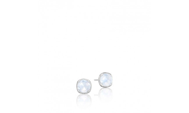 Tacori Sterling Silver Gemma Bloom Gemstone Stud Earring - SE15403