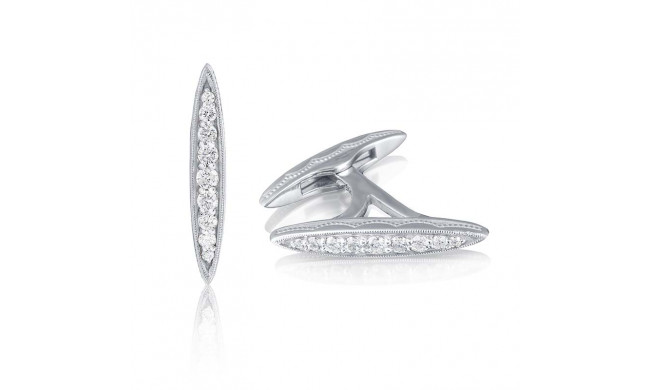 Tacori Sterling Silver Retro Classic Diamond Men's Cuffink - MCL104