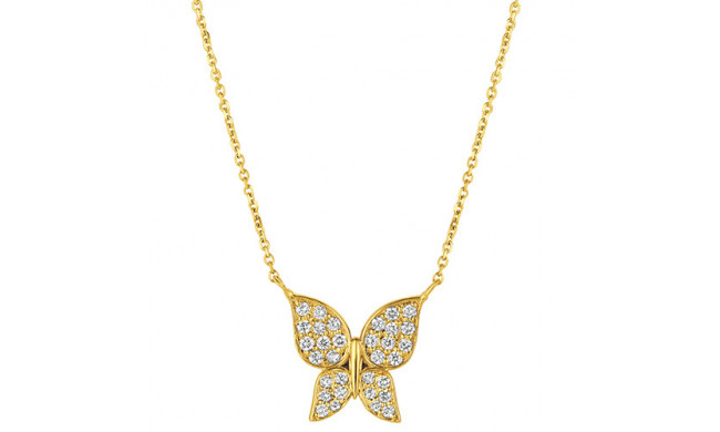 Jewelmi Custom 14k Yellow Gold Diamond Necklace