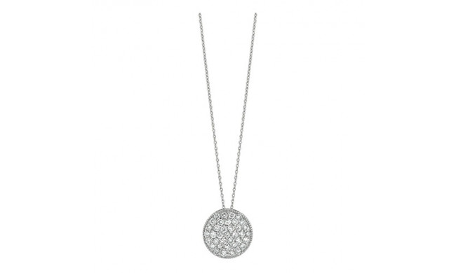 Jewelmi Custom 14k White Gold Diamond Necklace