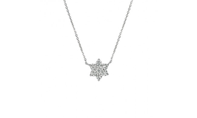 Jewelmi Custom 14k White Gold Diamond Necklace