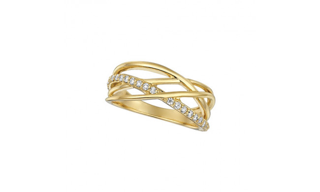 Jewelmi Custom 14k Yellow Gold Diamond Ring