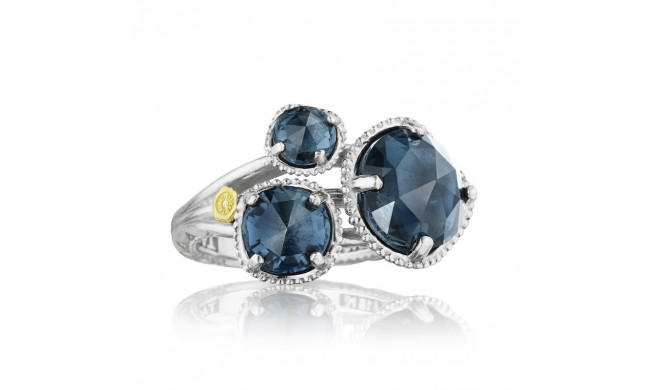 Tacori Sterling Silver Gemma Bloom Gemstone Men's Ring - SR13733