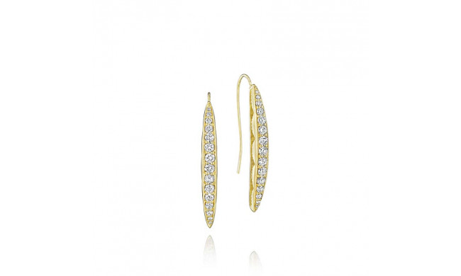 Tacori 18k Yellow Gold The Ivy Lane Diamond Drop Earring - SE201Y