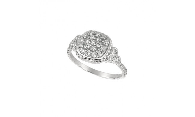 Jewelmi Custom 14k White Gold Diamond Ring