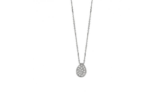 Jewelmi Custom 14k White Gold Diamond Necklace
