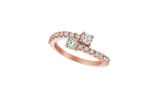 Jewelmi Custom 14k Rose Gold Diamond Ring