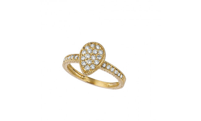 Jewelmi Custom 14k Yellow Gold Diamond Ring