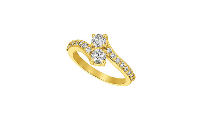 Jewelmi Custom 14k Yellow Gold Diamond Ring