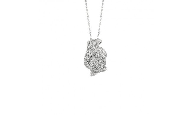 Jewelmi Custom 14k White Gold Diamond Necklace