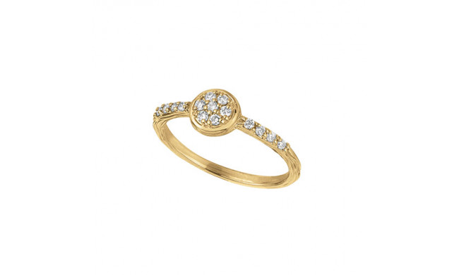 Jewelmi Custom 14k Yellow Gold Diamond Ring