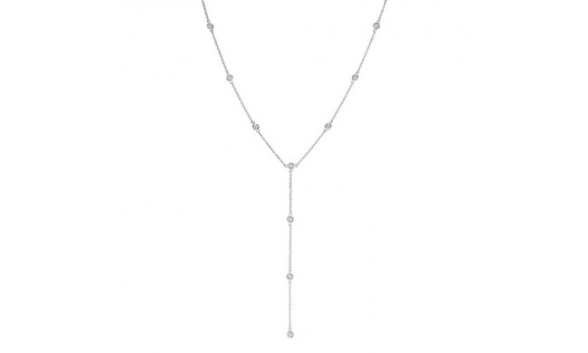 Jewelmi Custom 14k White Gold Diamond Necklace