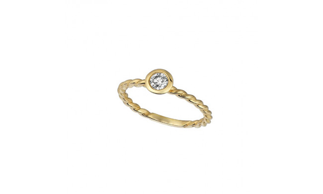 Jewelmi Custom 14k Yellow Gold Diamond Ring