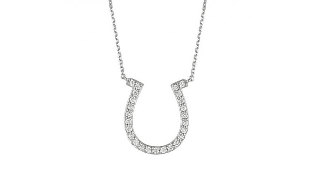 Jewelmi Custom 14k White Gold Diamond Necklace
