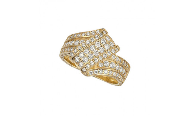 Jewelmi Custom 14k Yellow Gold Diamond Ring