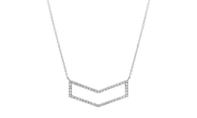 Jewelmi Custom 14k White Gold Diamond Necklace