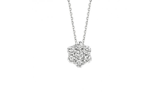 Jewelmi Custom 14k White Gold Diamond Necklace