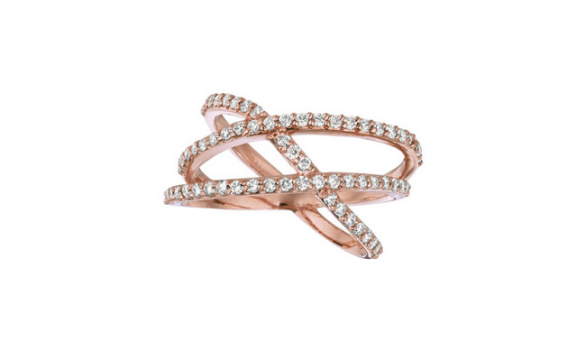 Jewelmi Custom 14k Rose Gold Diamond Ring