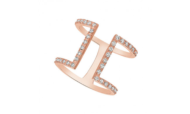 Jewelmi Custom 14k Rose Gold Diamond Ring