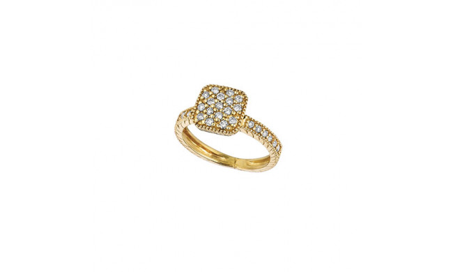 Jewelmi Custom 14k Yellow Gold Diamond Ring