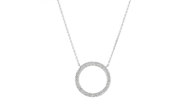 Jewelmi Custom 14k White Gold Diamond Necklace