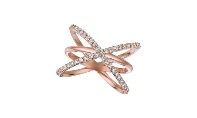 Jewelmi Custom 14k Rose Gold Diamond Ring