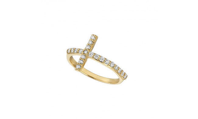 Jewelmi Custom 14k Yellow Gold Diamond Ring