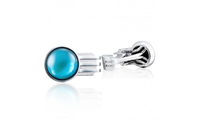 Tacori Sterling Silver Retro Classic Gemstone Men's Cuffink - MCL11242