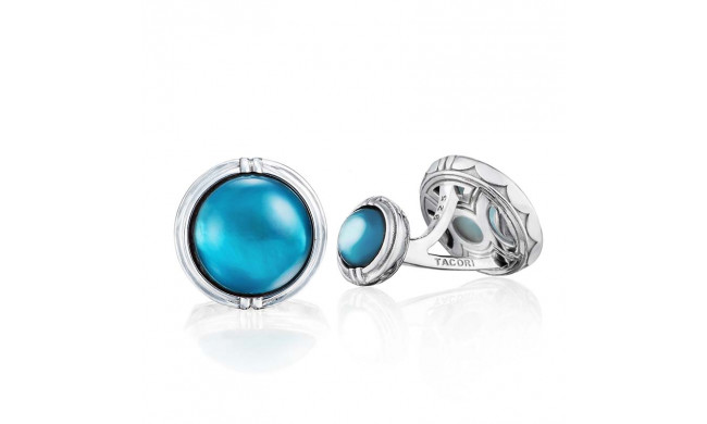Tacori Sterling Silver Retro Classic Gemstone Men's Cuffink - MCL10542