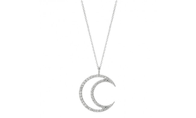 Jewelmi Custom 14k White Gold Diamond Necklace
