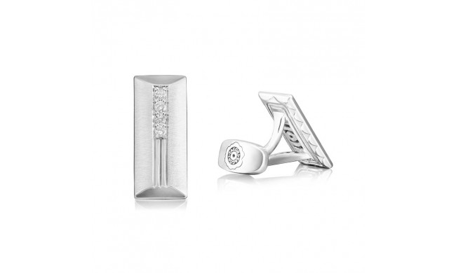 Tacori Sterling Silver Retro Classic Diamond Men's Cuffink - MCL102