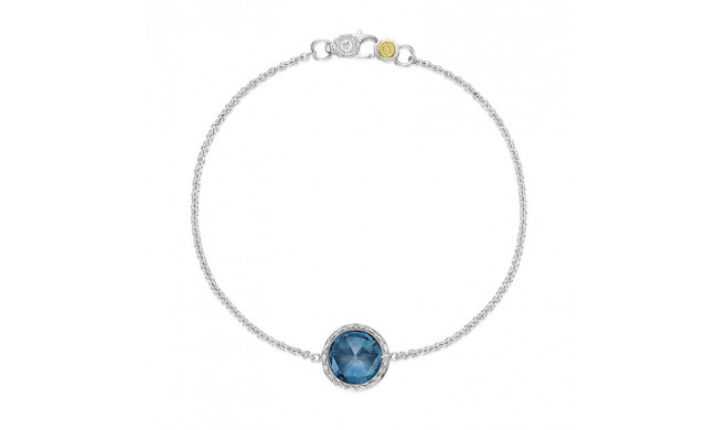 Tacori Sterling Silver Crescent Embrace Gemstone Women's Bracelet - SB16633