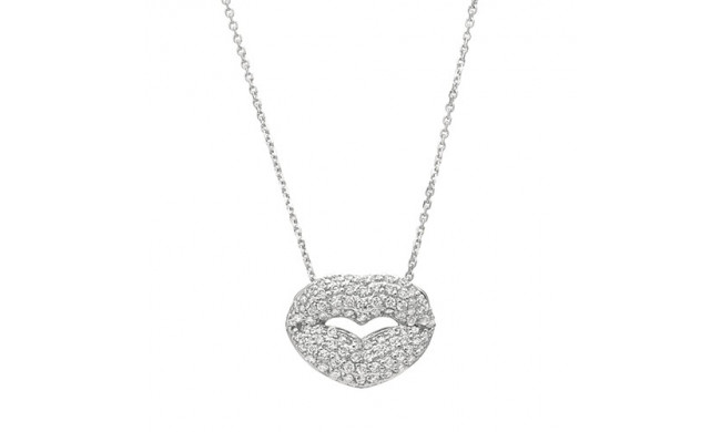 Jewelmi Custom 14k White Gold Diamond Necklace