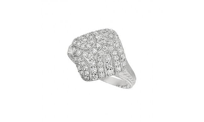 Jewelmi Custom 14k White Gold Diamond Ring