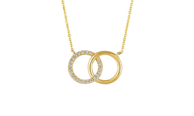 Jewelmi Custom 14k Yellow Gold Diamond Necklace