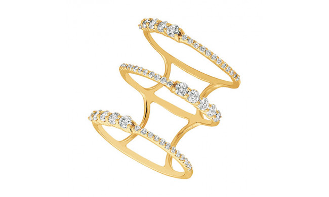 Jewelmi Custom 14k Yellow Gold Diamond Ring