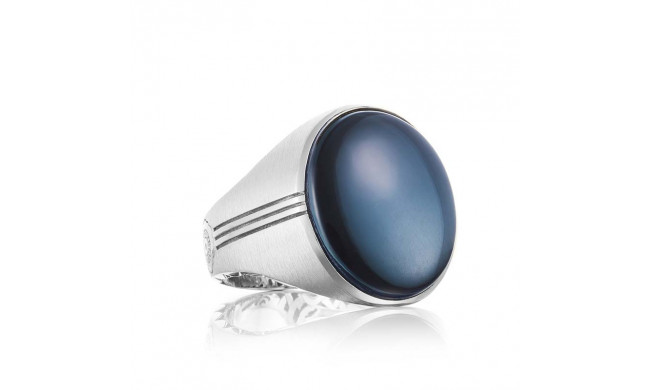 Tacori Sterling Silver Legend Gemstone Men's Ring - MR10437
