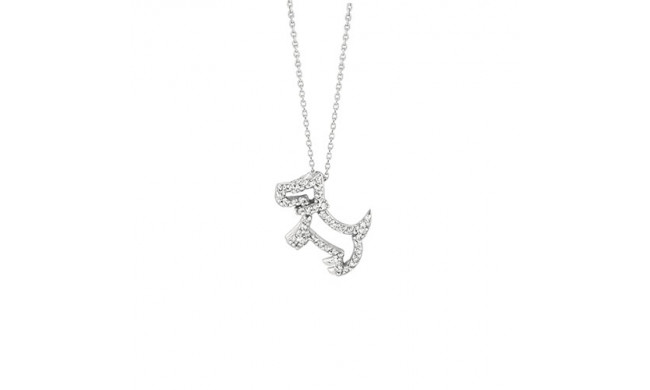 Jewelmi Custom 14k White Gold Diamond Necklace