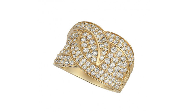 Jewelmi Custom 14k Yellow Gold Diamond Ring