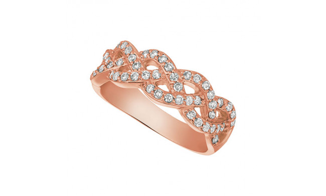 Jewelmi Custom 14k Rose Gold Diamond Ring