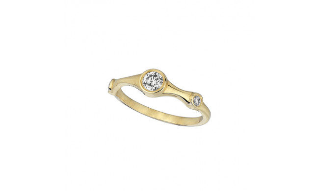 Jewelmi Custom 14k Yellow Gold Diamond Ring