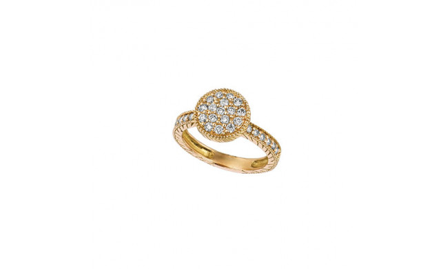 Jewelmi Custom 14k Yellow Gold Diamond Ring