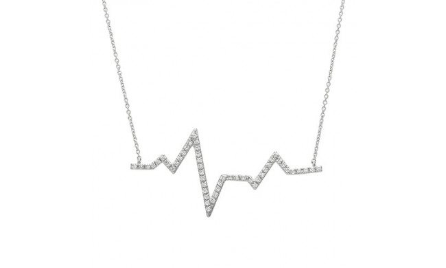 Jewelmi Custom 14k White Gold Diamond Necklace