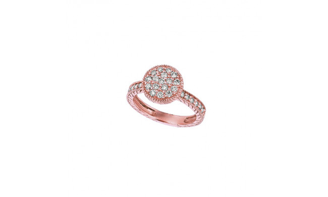 Jewelmi Custom 14k Rose Gold Diamond Ring