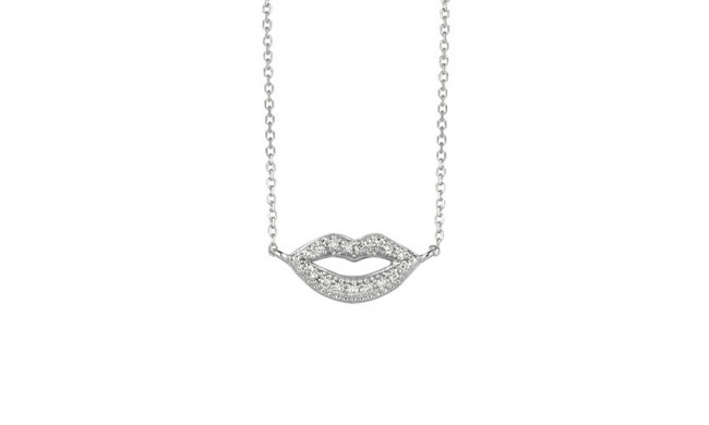 Jewelmi Custom 14k White Gold Diamond Necklace