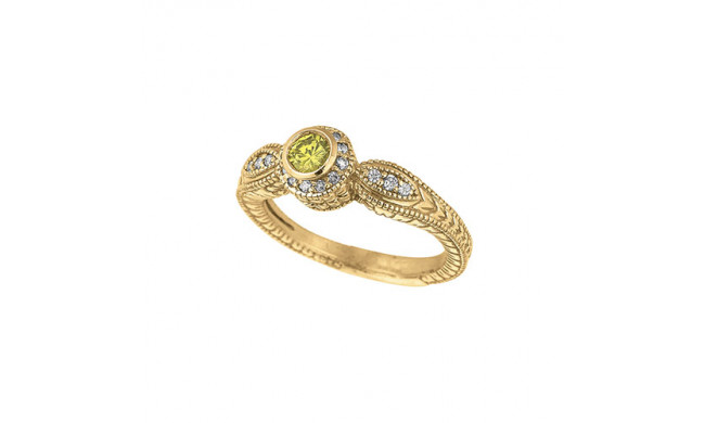 Jewelmi Custom 14k Yellow Gold Diamond Ring