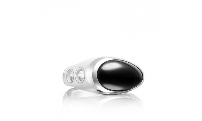 Tacori Sterling Silver Monterey Roadster Gemstone Men's Ring - MR10819