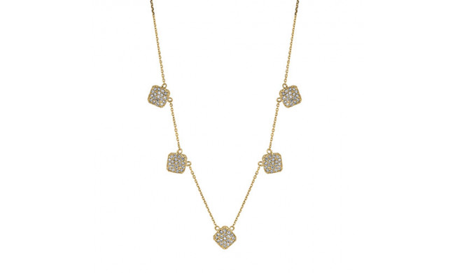 Jewelmi Custom 14k Yellow Gold Diamond Necklace