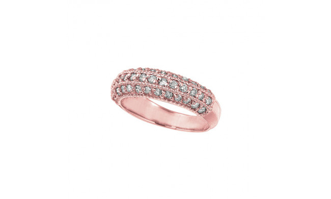 Jewelmi Custom 14k Rose Gold Diamond Ring