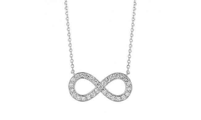 Jewelmi Custom 14k White Gold Diamond Necklace